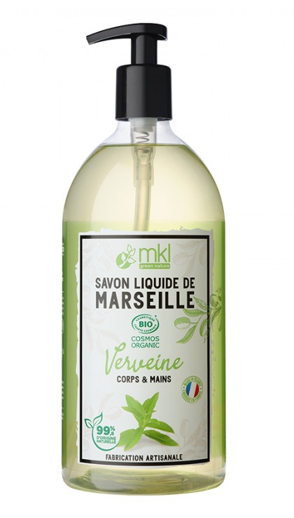 MKL Savon Liquide de Marseille Bio Verveine 1L